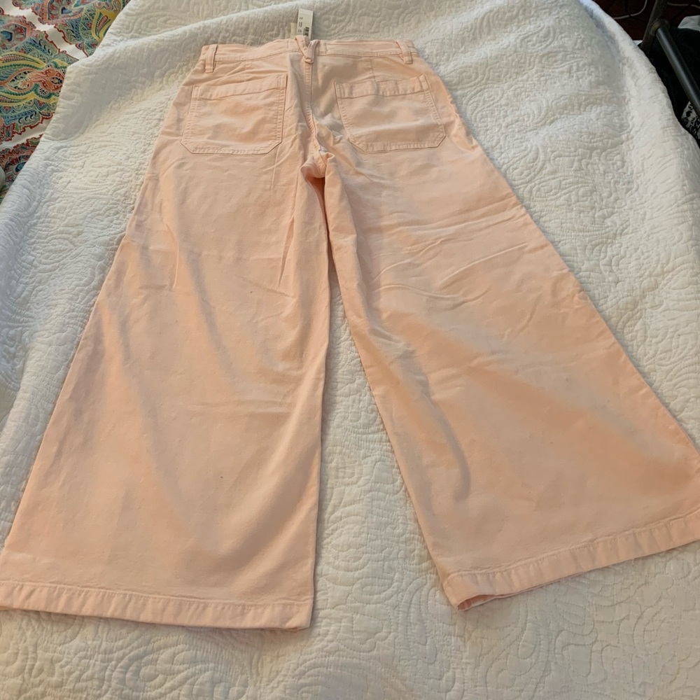 J. Crew Wide Leg Cropped Pants - Picture 5 of 8